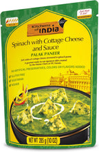 Kitchens Of India Ready To Eat Palak Paneer, Spinach & Cottage Cheese, 10-Ounce Boxes (Pack of 6)