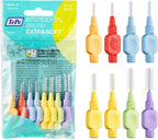TePe Interdental Brush Extra Soft, Supersoft Dental Brush for Teeth Cleaning, Pack of 8, Multi Pack