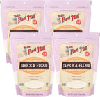 Bob's Red Mill Tapioca Flour, 16oz (Pack of 4) - Non GMO, Vegan, Paleo Friendly, Kosher