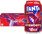 Fanta Strawberry, 12 fl oz, 12 Pack