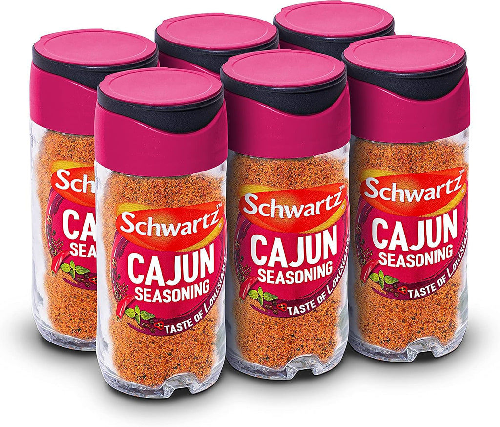 Schwartz Perfect Shake Cajun Seasoning 44 g (Pack of 6)