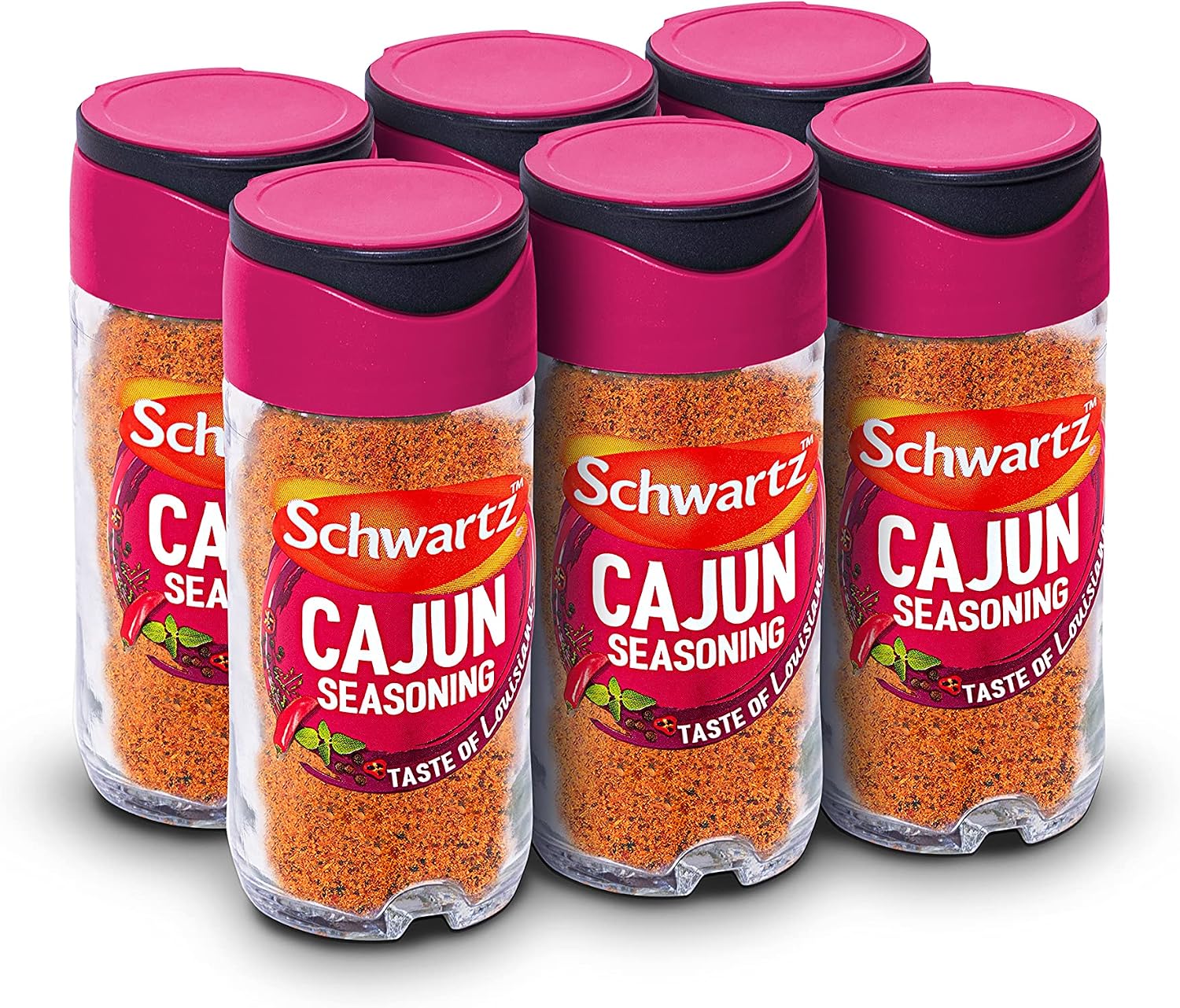Schwartz Perfect Shake Cajun Seasoning 44 g (Pack of 6)