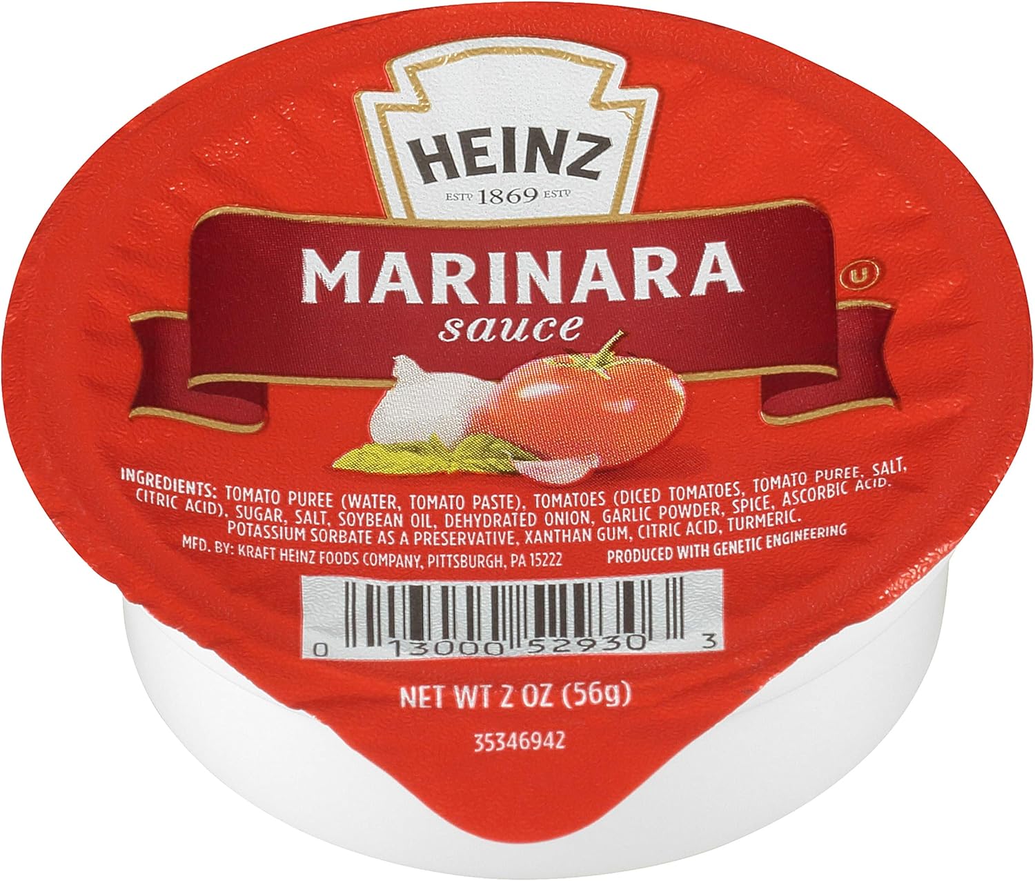 Heinz Marinara Sauce Single Serve (60 ct Casepack, 2 oz Cups)