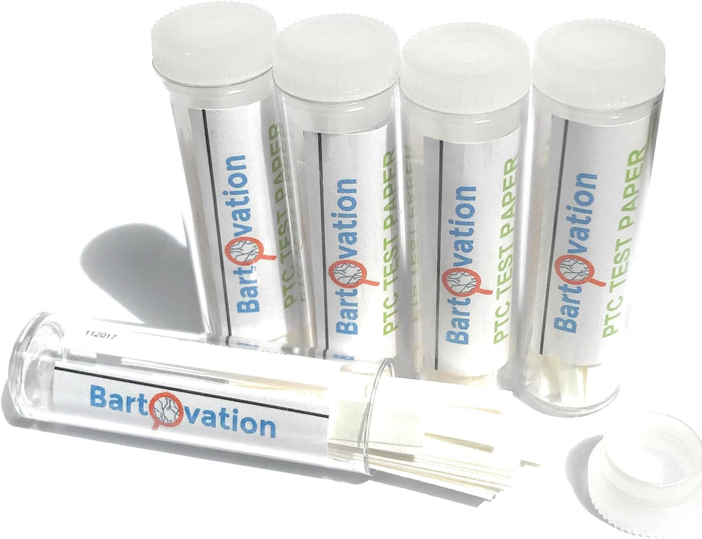 Bartovation (Tm) Phenylthiourea (PTC) Paper Strips - Genetic Taste Testing (Vial of 100) - Pack of 5