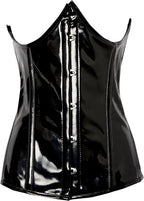 Daisy corsets Women's Lavish Black Patent Pvc Underwire Underbust Corset