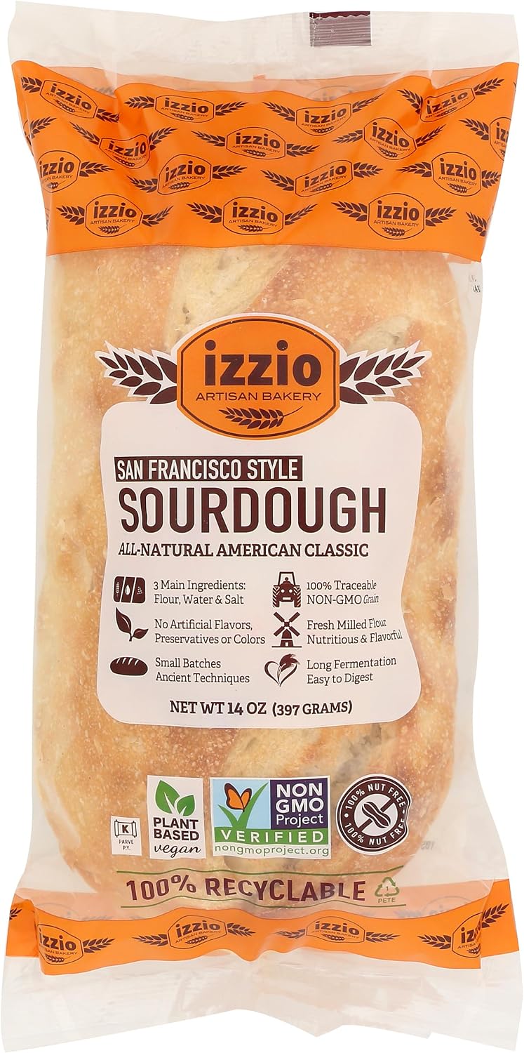 IZZIO ARTISAN BAKERY Take & Bake Sourdough Loaf, 14 OZ