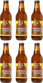 DG Genuine Jamaican Pineapple Ginger (6 Pack, Total of 72fl.oz)