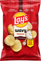 Lay's Wavy Potato Chips Original Flavor, 7.75 Oz