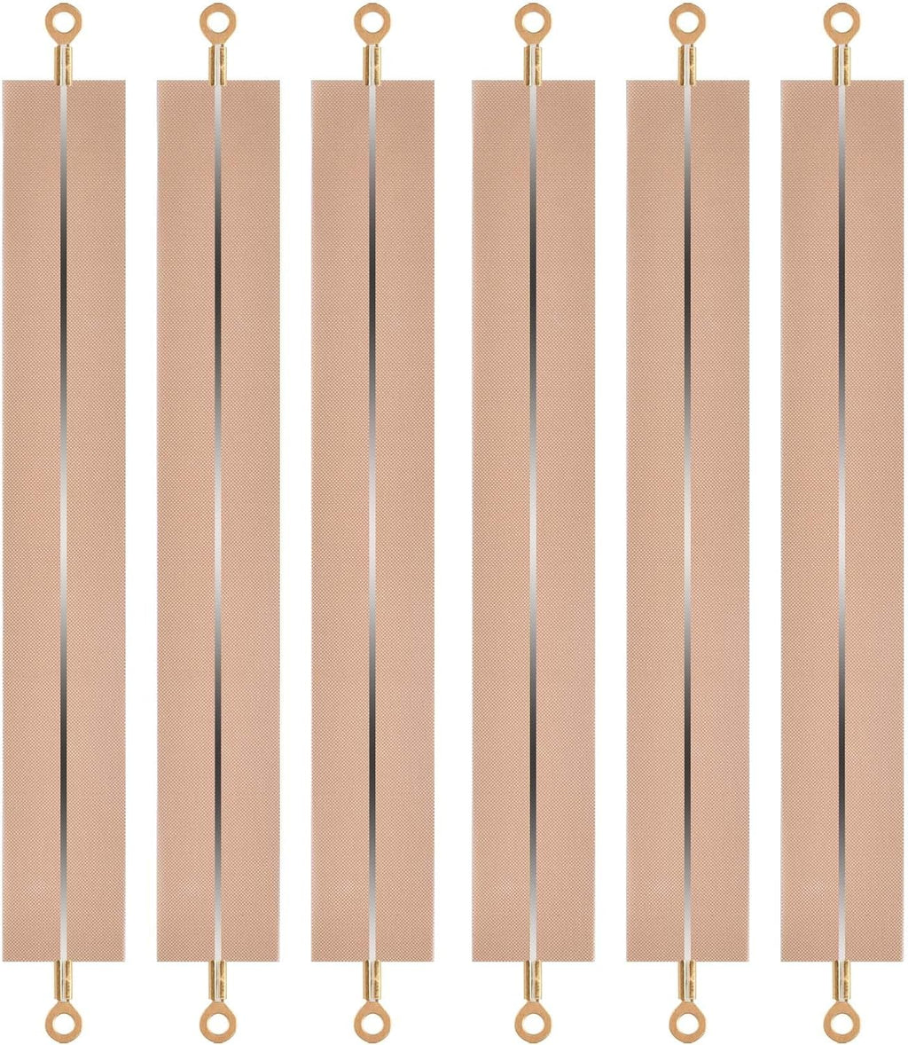 CEYAZYE 6 Pack 12 Inch Impulse Sealer Replacement Parts, Heat Seal Strips Replacement Element Grip, Heating Element Service Compatible with F-300, FS-300, PFS-300, Suitable For Most Hand Sealers