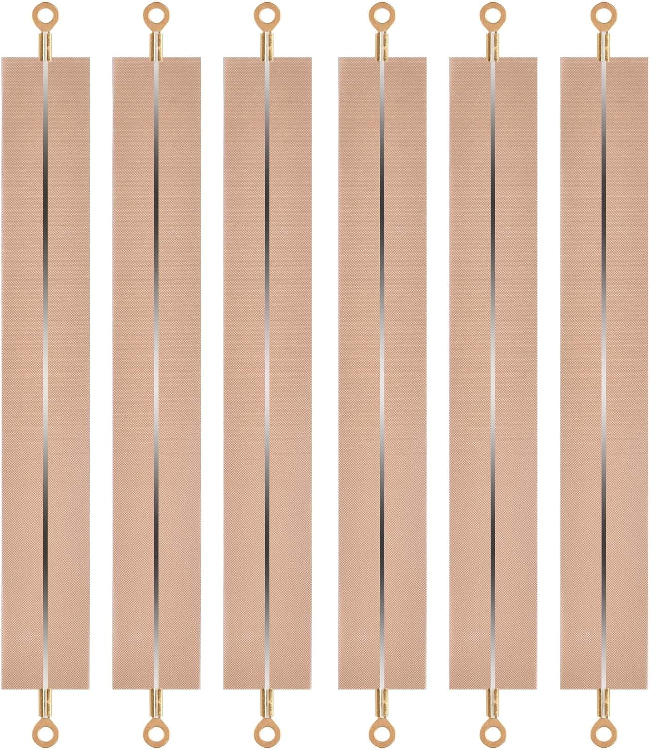 CEYAZYE 6 Pack 12 Inch Impulse Sealer Replacement Parts, Heat Seal Strips Replacement Element Grip, Heating Element Service Compatible with F-300, FS-300, PFS-300, Suitable For Most Hand Sealers