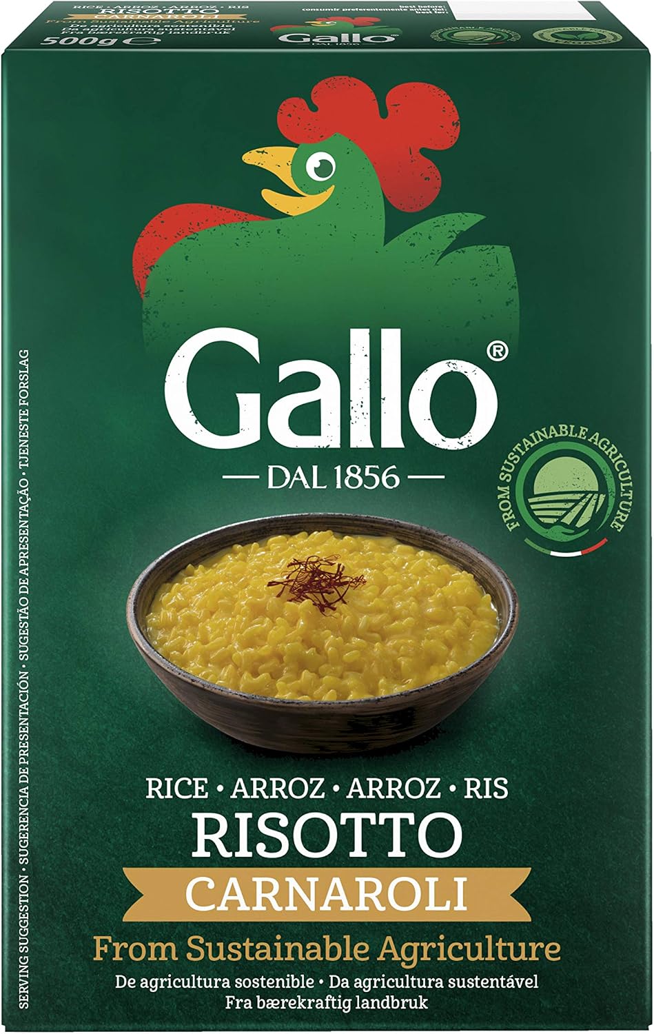 Gallo Carnaroli Risotto Rice 500 g (Pack of 4)