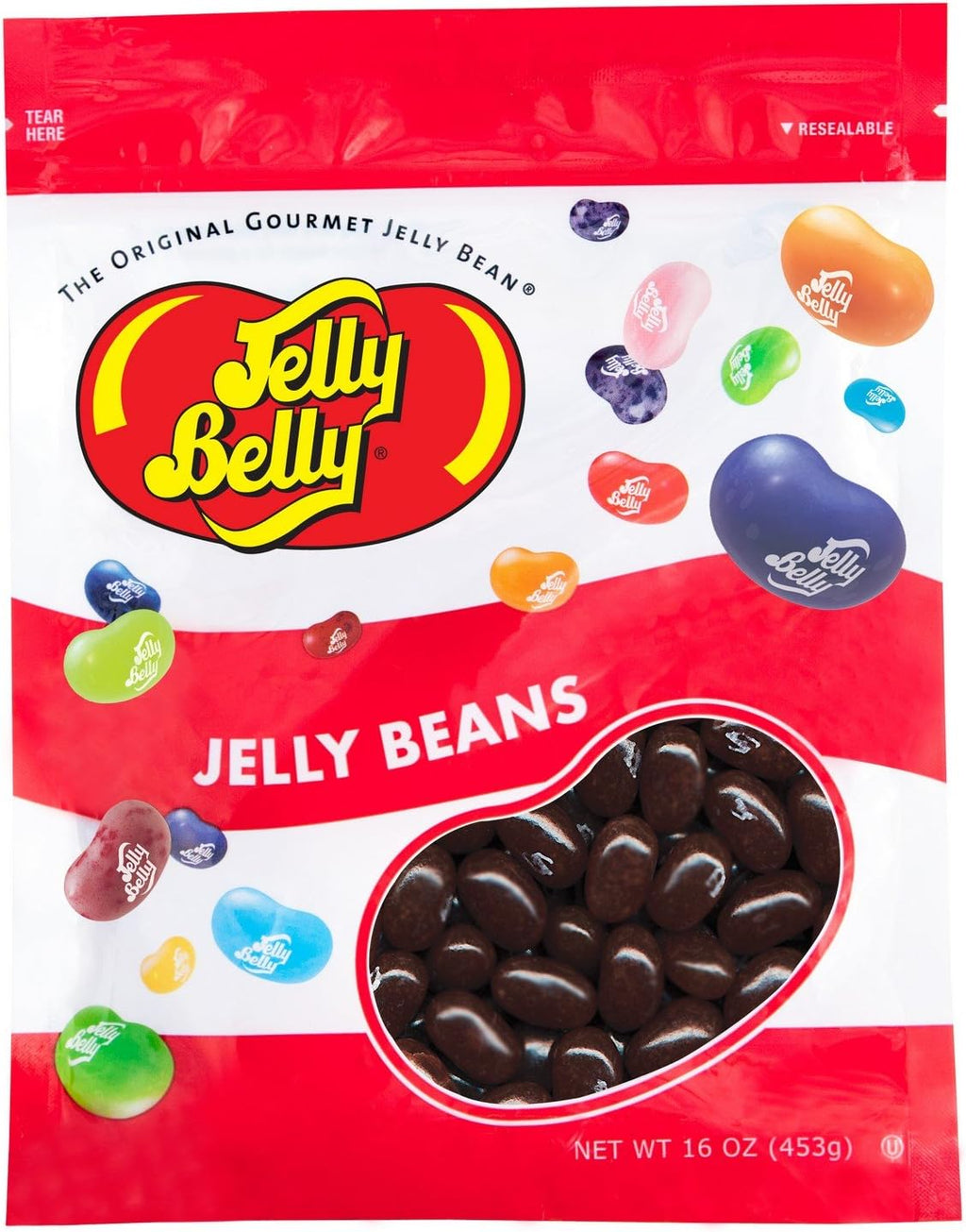 Jelly Belly Chocolate Pudding Jelly Beans - 1 Pound (16 Ounces) Resealable Bag - Genuine, Official, Straight from the Source