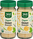 365 by Whole Foods Market, Onion Granules Organic, 1.9 Ounce (Pack of 2)