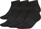 adidas Men's Superlite Low Cut Ankle Socks (6 Pairs) Lightweight & Breathable