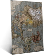 Displate Metal Poster Elden Ring - Lands Between - World Map - Gamer Aesthetics - Collectible Gift - Premium Decorations Video Game Wall Art Decor Gifts Movie Posters - 12.6x17.7 in