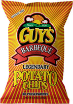 Guys BBQ Potato Chips – Healthy & Salty Snacks with a Unique Blend of Spices – Natural Potato Snack Chips – Pantry Essentials for Lunch, Snacking, or On-the-Go Munching (8 oz Bag, Pack of 15)