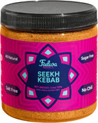 Fadwa Masala Seekh Kebab Spice Mix - 4.5 oz Jar, Salt & Sugar Free, Non-Spicy Authentic Desi Spices for Pakistani & Indian Cooking, Curry, Garam Masala - No Artificial Ingredients - Gluten Free