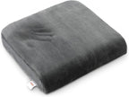 Cheer Collection Extra Large Seat Cushion | Memory Foam Comfort Pad for Prolonged Sitting with Removable Washable Cover