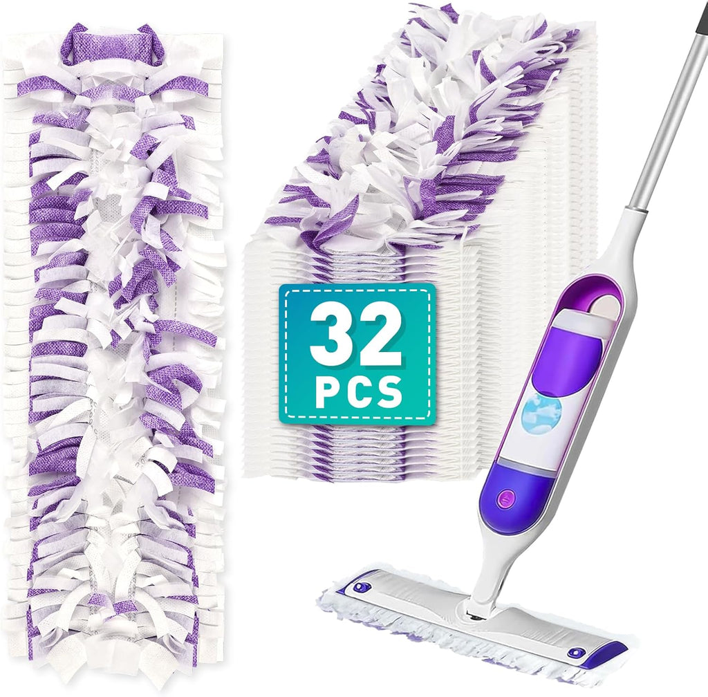 5X Cleaning Power Mop Pads Compatible with Swiffer PowerMop, Disposable Mopping Pad Refills for Cleaning, Multi-Surface Wood Floor Replacement Pads