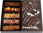 Granny Bellas Mothers Day 5 Chocolate Covered Wafers for Girlfriend, Boyfriend, Him, Her Gift Basket, Spring Treats Prime Dairy Chocolate Cookie Gifts Baskets, Delivery for Mother, Mom, Grandmother, Grandma, Wife, Sister, Daughter