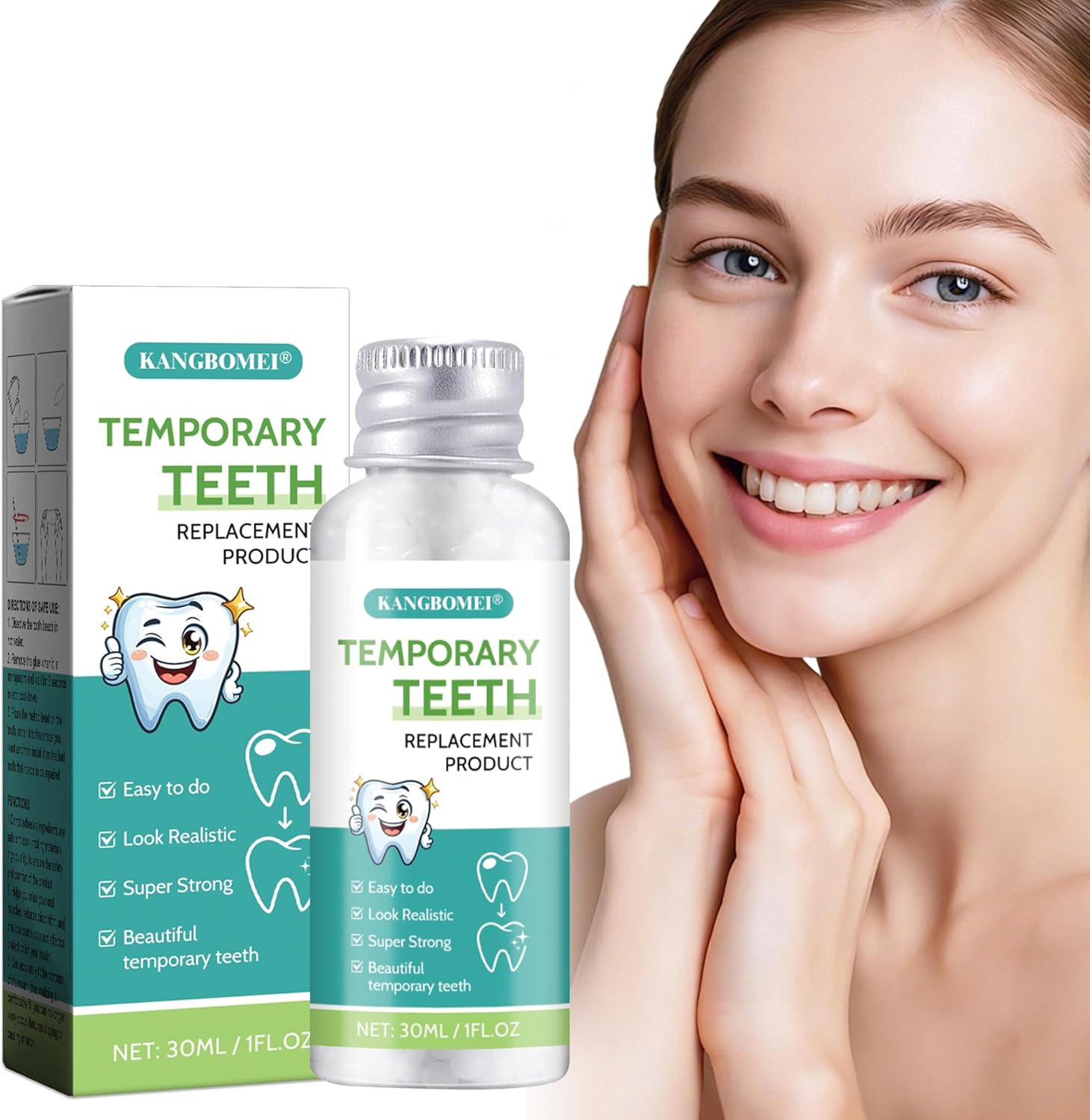 Temporary Tooth Filling Kits, Tooth Filling Repair Kit, Tooth Repair Beads for Temporary Fixing Filling Missing Broken Tooth