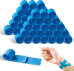 50 Pcs Disposable Tournique, Ourniquet for Blood Draw, 1 inch Wide x 18 inch Long, Latex-Free and Tear-Resistant, Medical Emergency Supplies for Nursing, Travel, and Outdoor First Aid