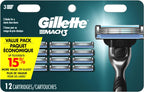 Gillette Mach 3 Razor Refils 12 pack