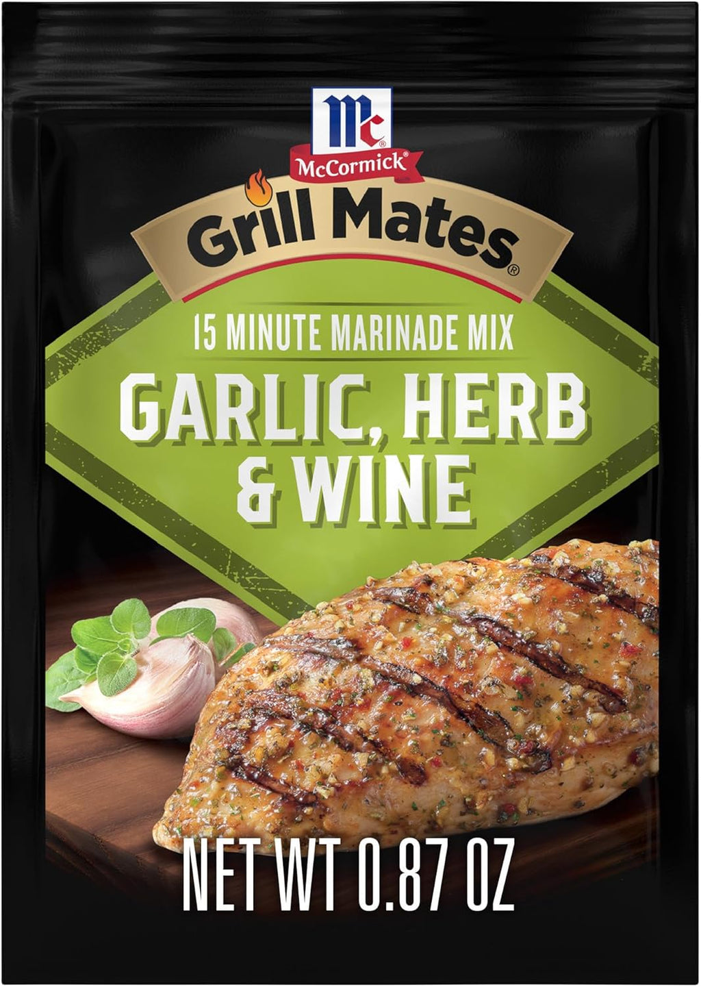 McCormick Grill Mates Garlic, Herb & Wine Marinade Mix, 0.87 oz