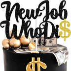 New Job Who Dis Cake Topper - Congrats Coworker/The Beginning of a New Chapter - New Job Gift for Her/His - Going Away/Corporation Farewell Party Decoration Supplies