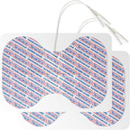 TensCare 4" x 6" Butterfly TENS Unit Replacement Pads, 1 Pack of 2 Electrodes – Reusable Latex-Free 2mm Pin Electrode Pads for TENS & EMS – Ideal for Large Areas, Back, Thighs & Buttocks