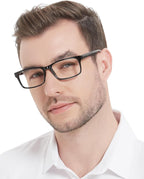 MARE AZZURO Retro Reading Glasses Men Lightweight Readers 1.0 1.25 1.5 1.75 2.0 2.25 2.5 2.75 3.0 3.5 4.0 5.0 6.0
