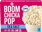 Angie's BOOMCHICKAPOP Sea Salt Microwave Popcorn, 3.29 oz., 6-Count Bags