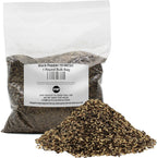 Black Pepper 10 MESH 1 Pound Bulk Bag -Heat Sealed to Maintain Freshness-Spice Seasoning-10M VERY COARSE Perfect for Rubs