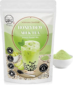 Honeydew Bubble Milk Tea Instant 3in1 Powder Mix -1kg (33 Drinks) | For Boba Tea, Milkshake, Blended Frappe and Bakery | Authentic Taiwan Recipe | Zero Trans Fat, No Preservatives by Moriyama Teahouse