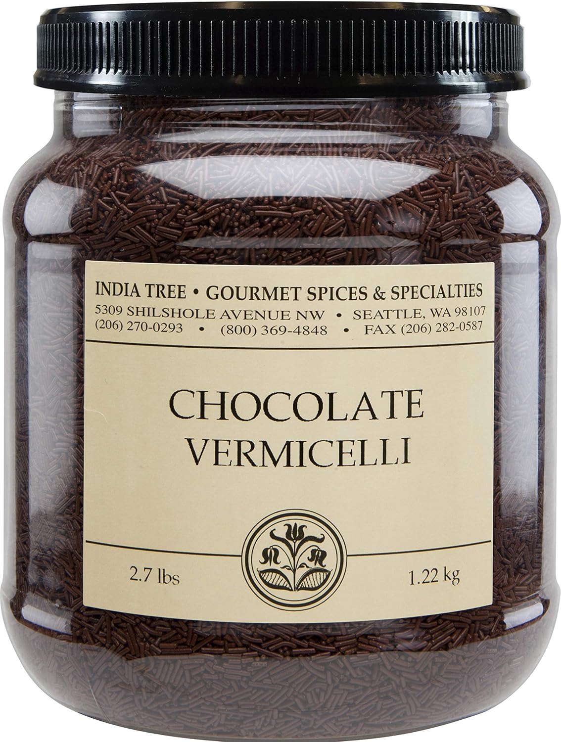 India Tree Chocolate Vermicelli, 2.7 lb