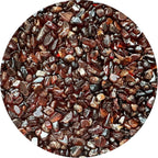 Wholesale Natural Semi Tumbled Orange Garnet Gemstone Chips, Crushed Mini Orange Garnet Crystals, Undrilled Crystal Chips (Orange Garnet, 0.5 Pound)