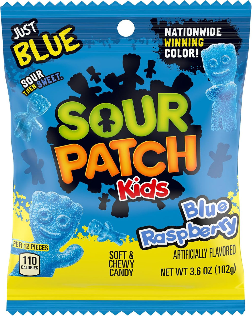 Sour Kids Blue Raspberry, 3.6 Ounce Bags (Pack of 1)
