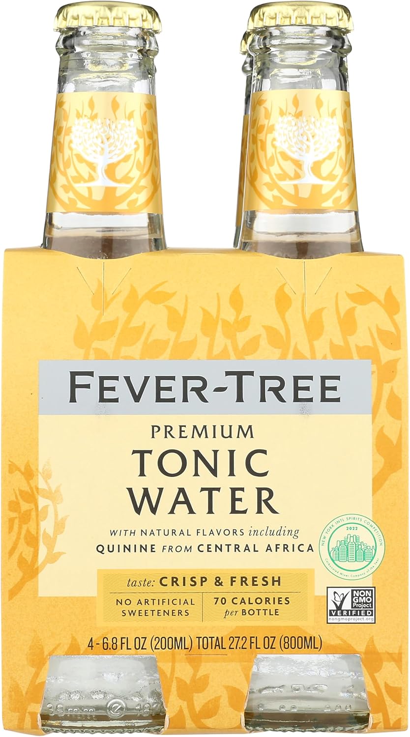 Fever-Tree, Tonic Water, 6.8 Fl Oz, 4 Pack