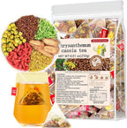 Chrysanthemum Cassia Seed Tea Bags 8.81oz (5g×50packets) Goji Berries Osmanthus Honeysuckle Combination of Floral Tea