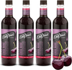 DaVinci Gourmet Classic Black Cherry Syrup, 25.4 Fluid Ounces (Pack of 4)