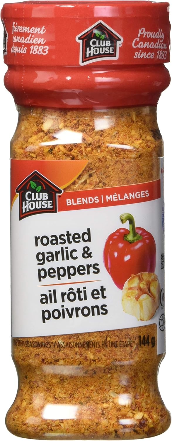 Club House, Herbs & Spices, Blends, Roasted Garlic & Peppers, 144g/5oz