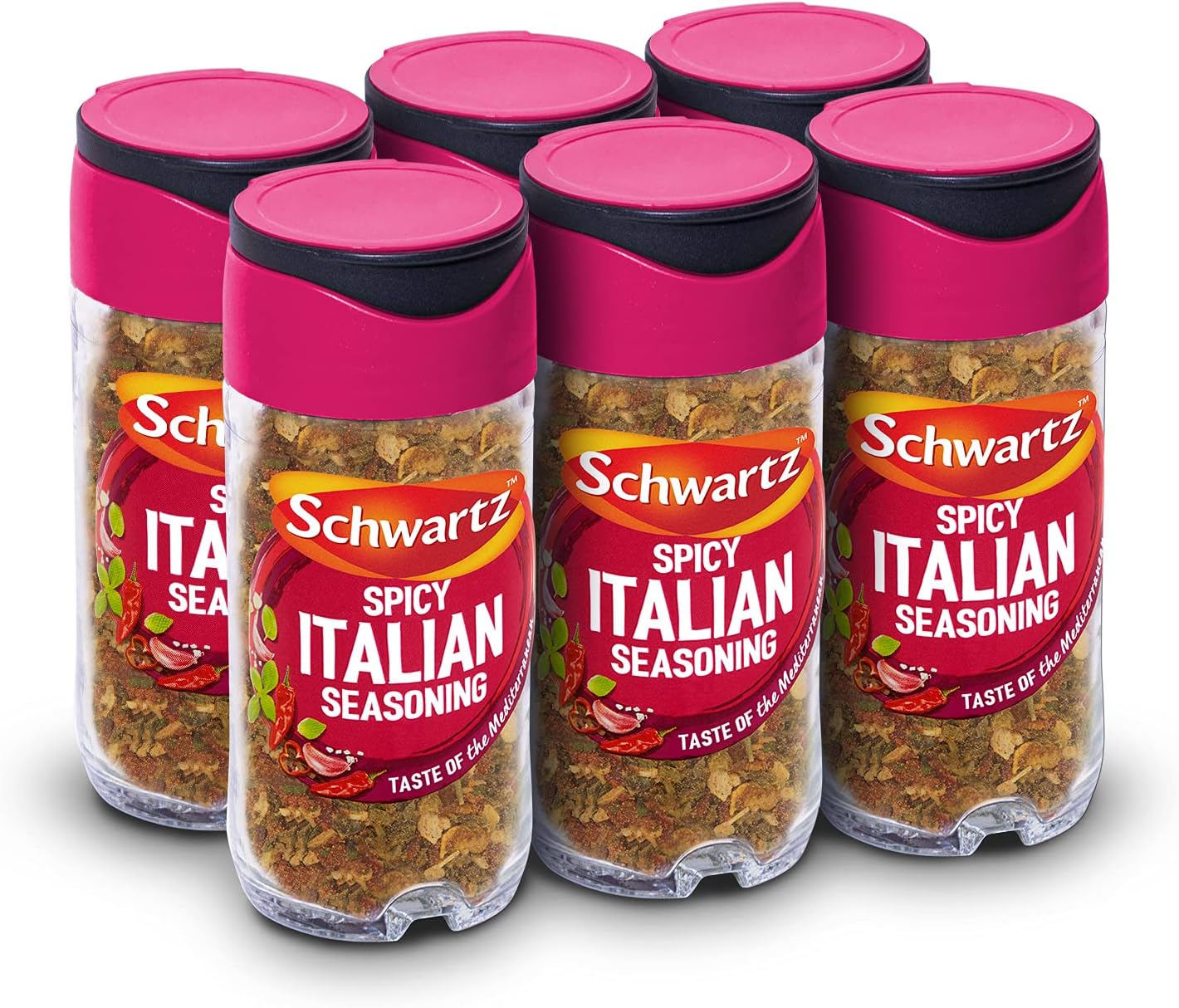 Schwartz Spicy Italian Seasoning 42 g (Pack of 6)