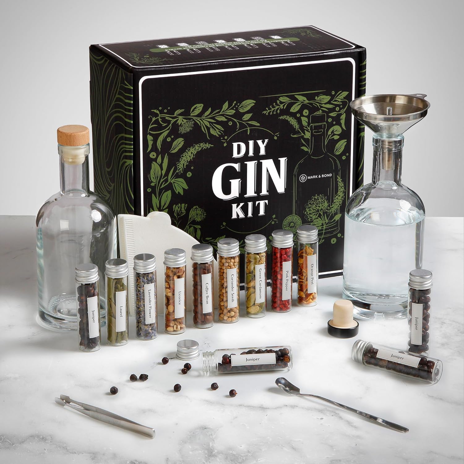 Botanical Bliss DIY Gin Infusion Kit – Premium Gin Spices Gift Set