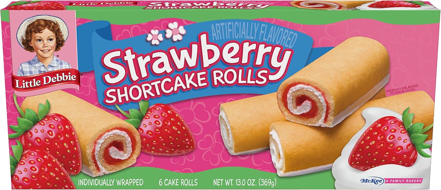 Little Debbie Strawberry Shortcake Rolls, 13 Oz