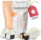 East and Else Premium Japanese Sushi Rice, Nanatsuboshi Short Grain, 2.2 LB (1 KG) – 100% Grown in Hokkaido, Product of Japan, Premium Versatile White Rice with Balanced Flavor for Sushi, Bento & Everyday Meals