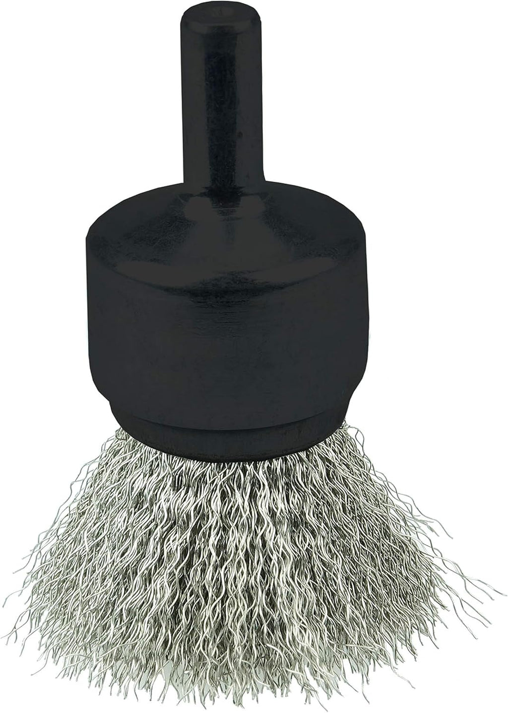 Weiler 10017 3/4" Crimped Wire End Brush, .006" Stainless Steel Fill, Made in the USA
