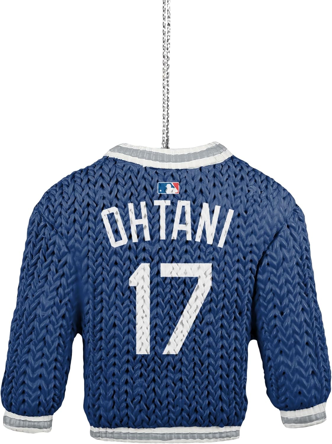 FOCO - MLB Baseball Team Color Holiday Sweater Resin Xmas Christmas Tree Hanging Ornament (Los Angeles Dodgers - Shohei Ohtani)
