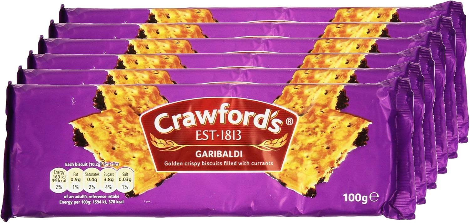Crawford's Garibaldi Biscuits, 3.52 Ounce (Pack of 6)