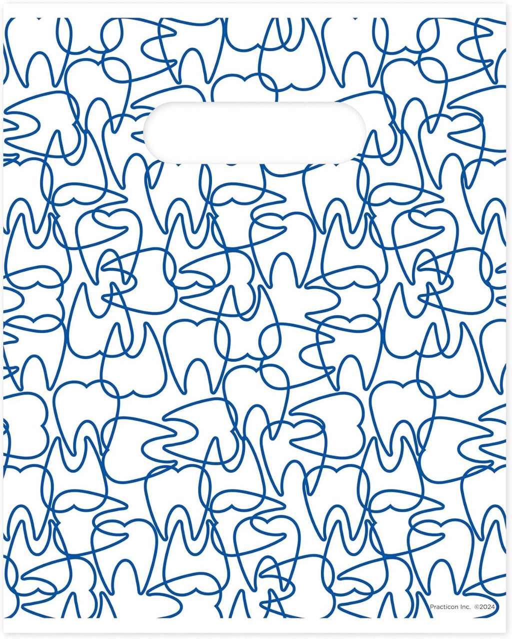 Molar Mix-Up Dental Giveaway Bags, 8" x 10", 100 Pack