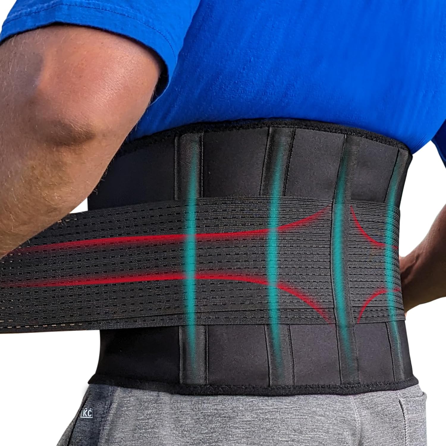 Plus Size Lower Back Brace 4XL - The Most Effective Back Pain Relief for Men & Women, Adjustable Lumbar Support Belt for Injury Prevention, Sciatica, Scoliosis, Herniated Disc